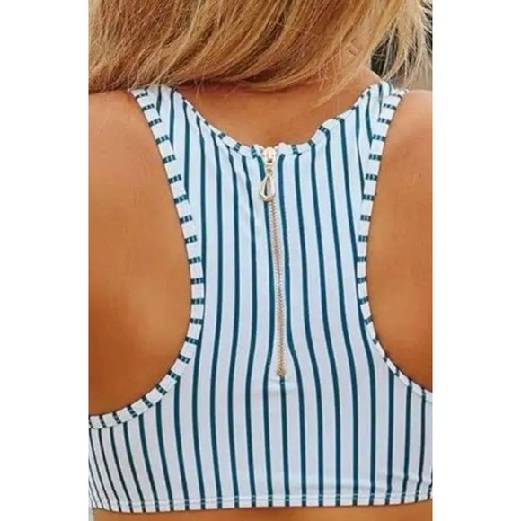 Molybell Small 4-6 Womens Swimsuit Razorback Zip NWT - Picture 6 of 12